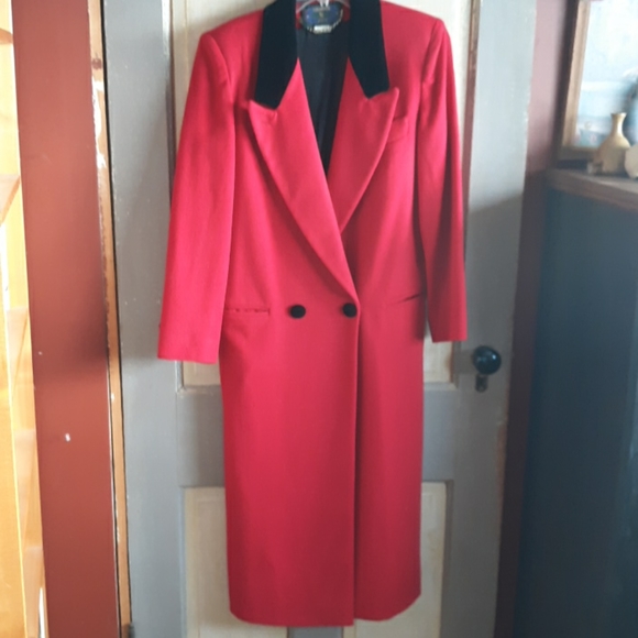 Charter Club Jackets & Blazers - Charter Club Wool Coat Red
